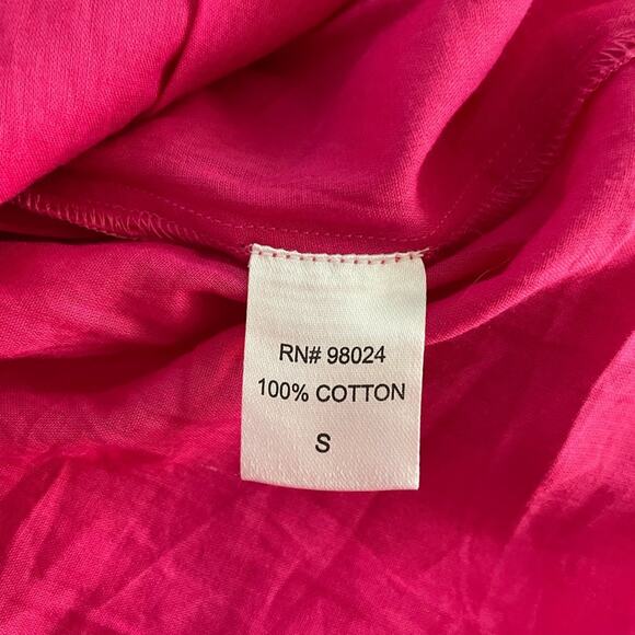 💗 3/$10 💗 House of Harlow Tiered Eyelet Skirt Fuchsia Size Small EUC - Picture 8 of 11